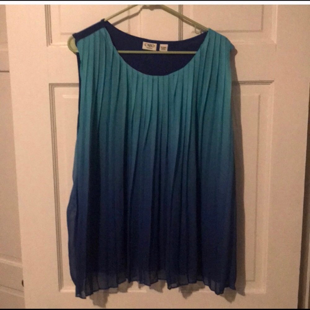 Beautiful Ombre Mesh Blouse